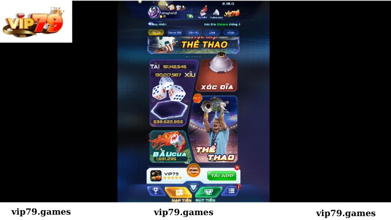 Tải app Vip79